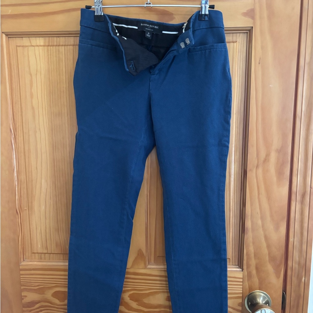 Banana Republic Navy Jackson Fit Trousers